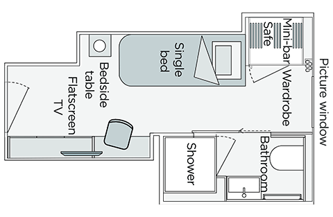 Emerald Single Stateroom
