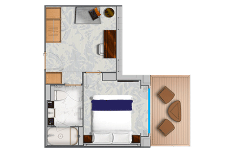 Triple Premier Veranda Suite