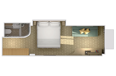 Cloud 9 Spa Ocean View Stateroom