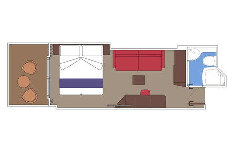 Deluxe Balcony Stateroom