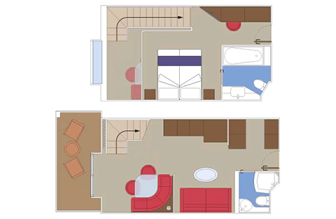 Yacht Club Duplex Suite