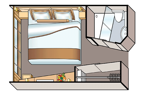 French Balcony Stateroom