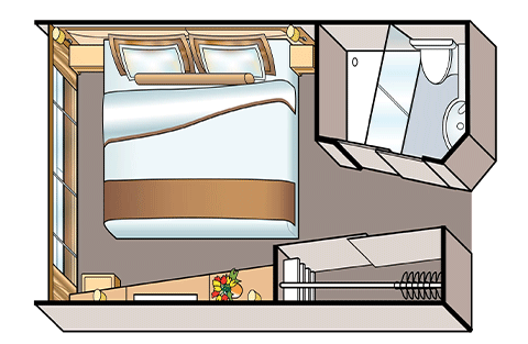 French Balcony Stateroom