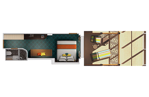 Havana Extended Cabana Stateroom