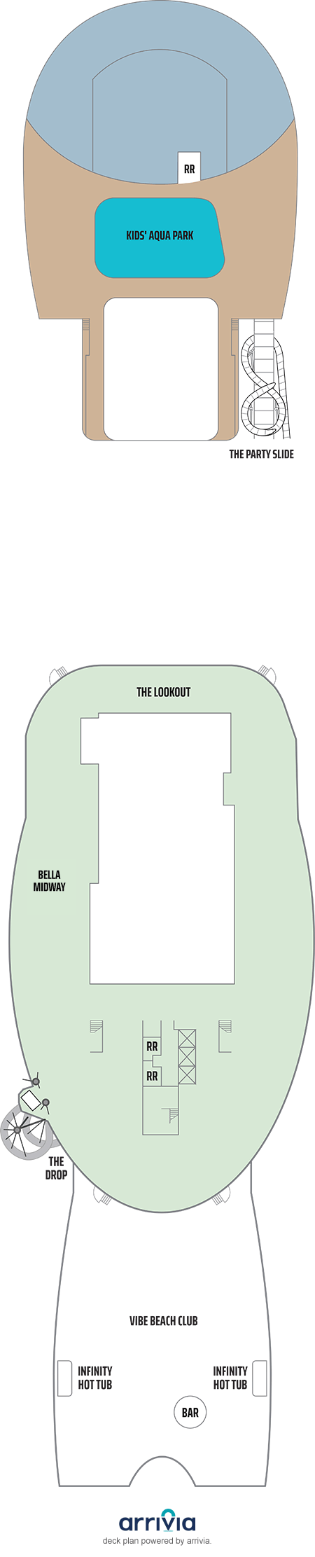 Norwegian Bella Deck Plans