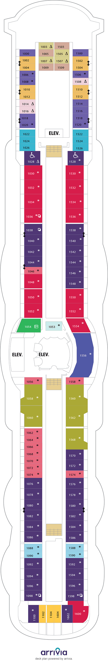 Serenade of the Seas Deck Plans