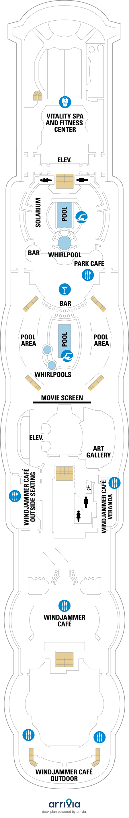 Serenade of the Seas Deck Plans