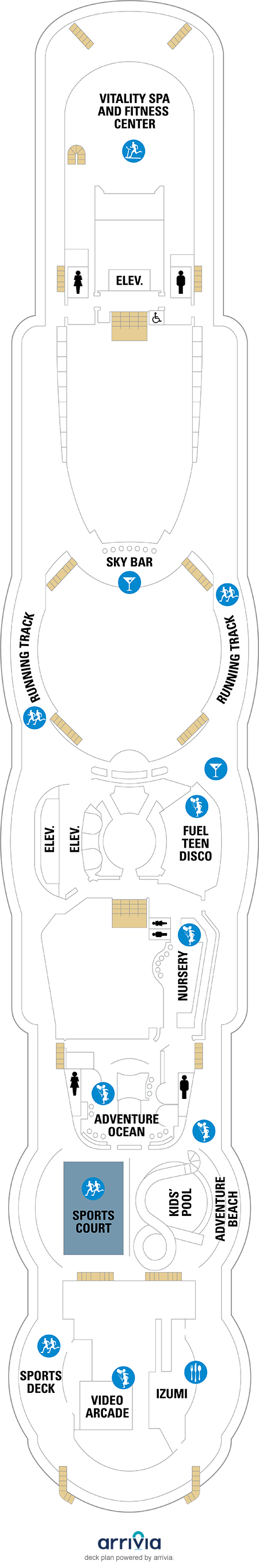 Serenade of the Seas Deck Plans