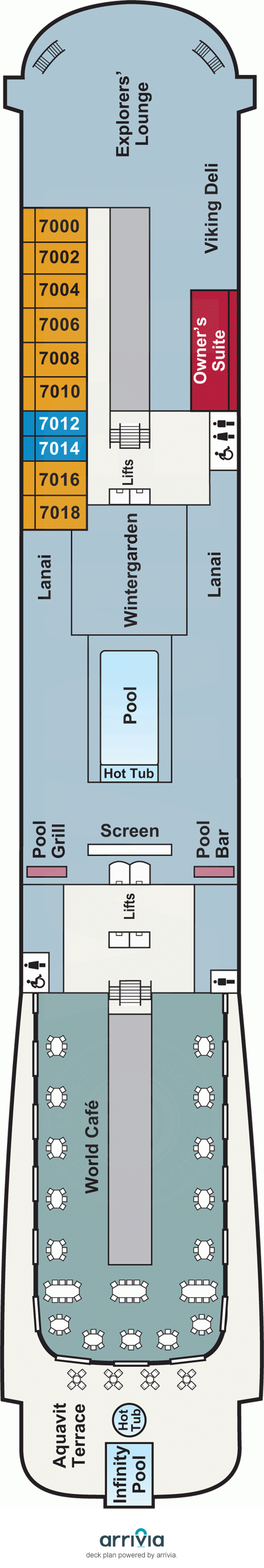 Viking Sun Deck Plans Layouts Pictures Videos