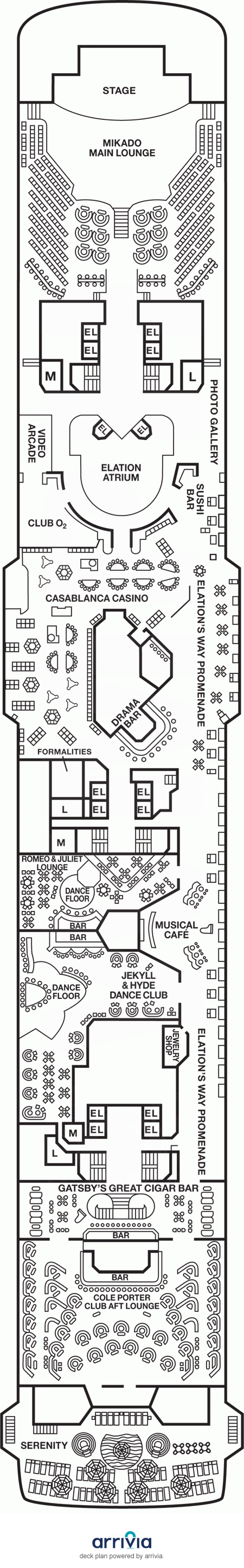 Carnival Elation Deck Plans Promenade Deck What s On Promenade Deck Carnival Elation Deck Plans Promenade Deck What s On Promenade Deck