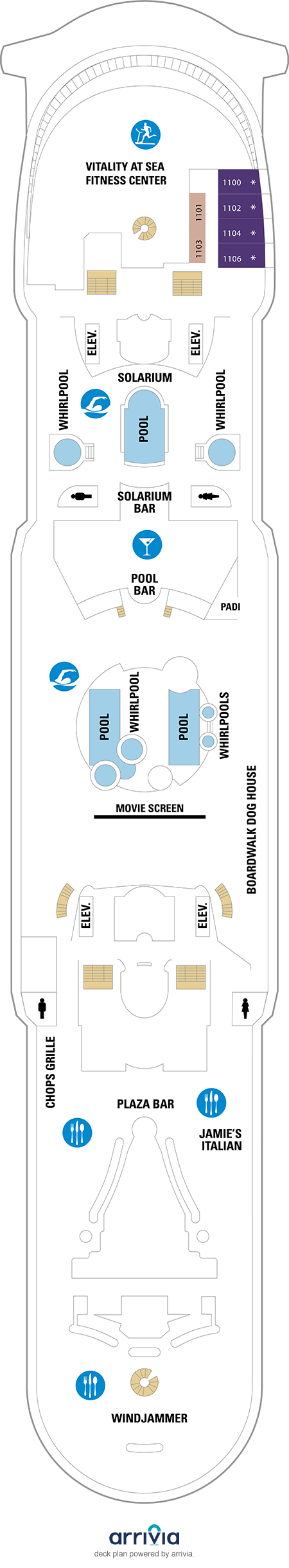 Mariner of the Seas Deck Plans