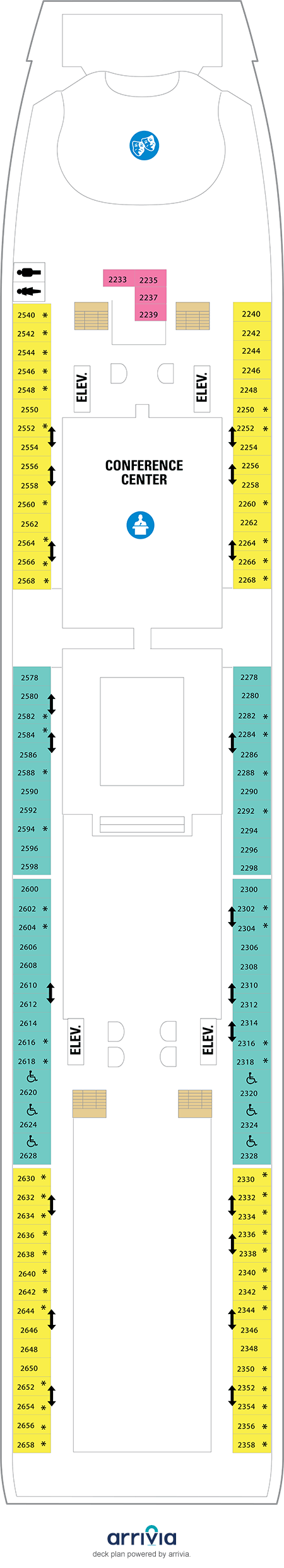 Mariner of the Seas - Category 8N - Cabin # 2556