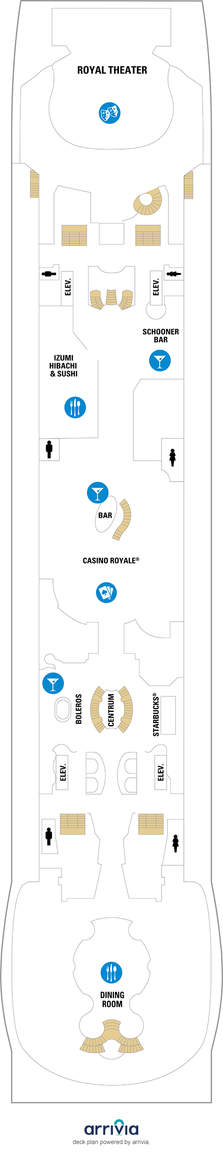 Mariner of the Seas Deck Plans