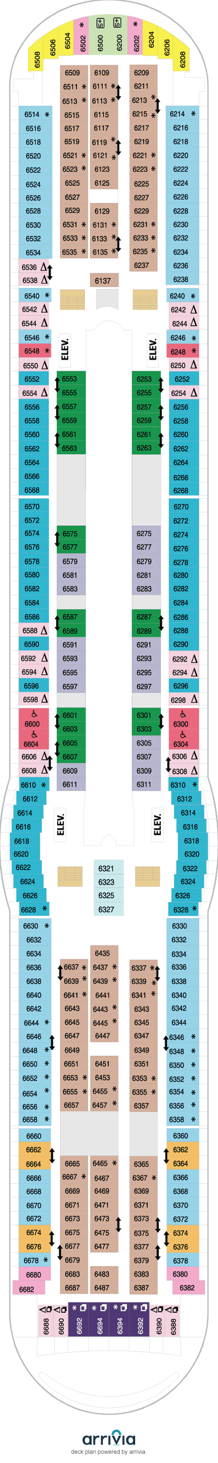 Mariner of the Seas Deck Plans