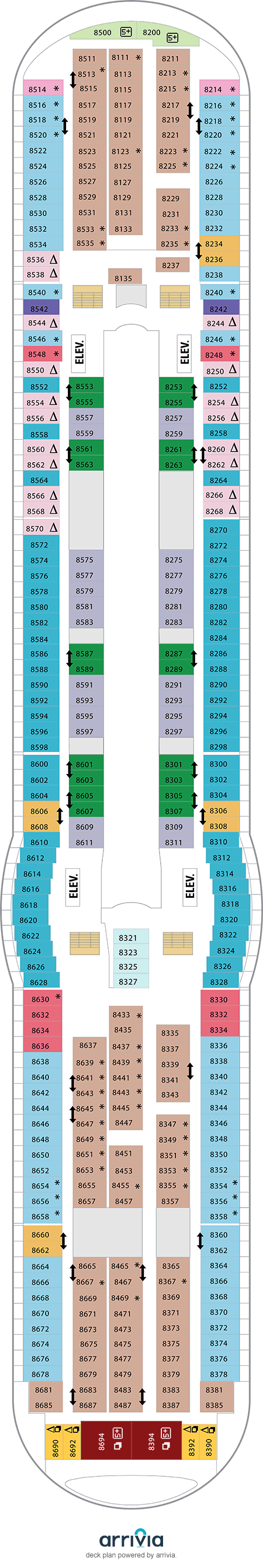 Mariner of the Seas Deck Plans