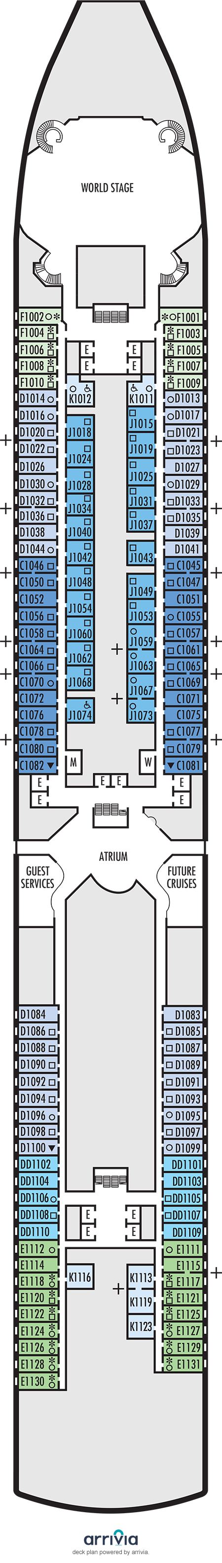 Westerdam - Category C - Cabin # C1082