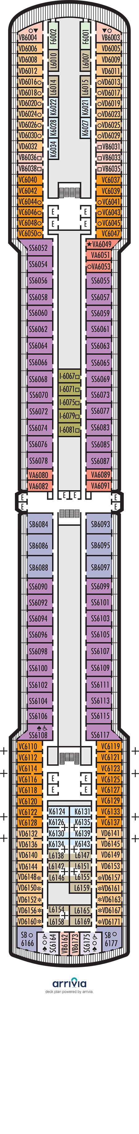 Westerdam - Category VC - Cabin # VC6120