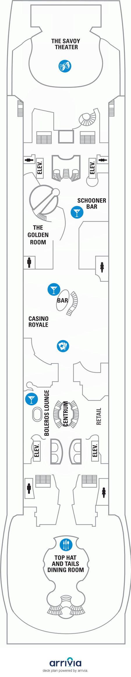 Mariner of the Seas Deck Plans | Deck 4 | What's on Deck 4 on Mariner of the Seas | iCruise.com