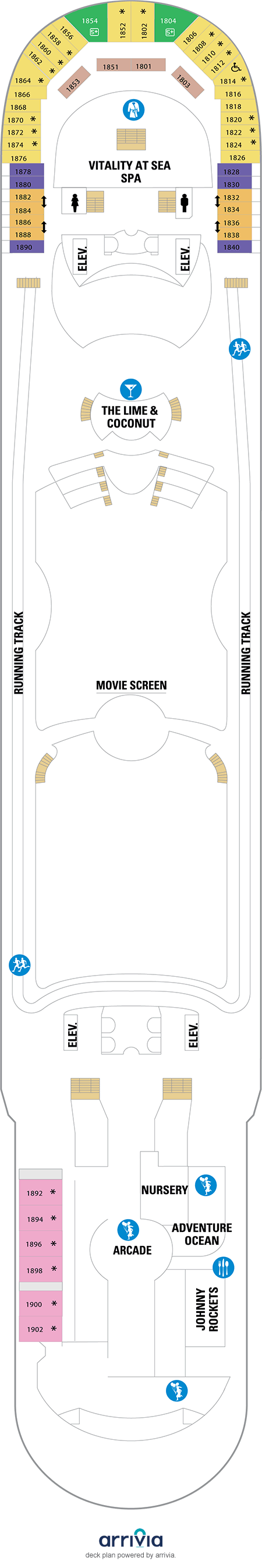 Freedom of the Seas Deck Plans
