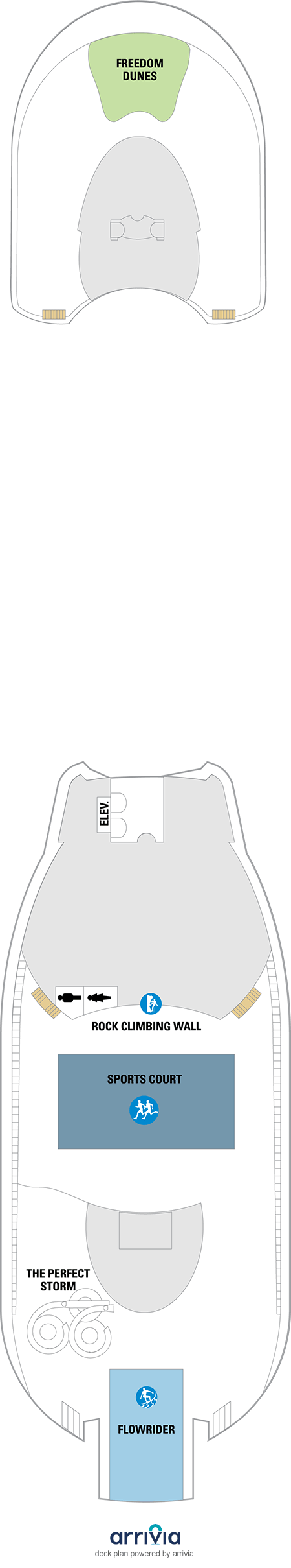 Freedom of the Seas Deck Plans