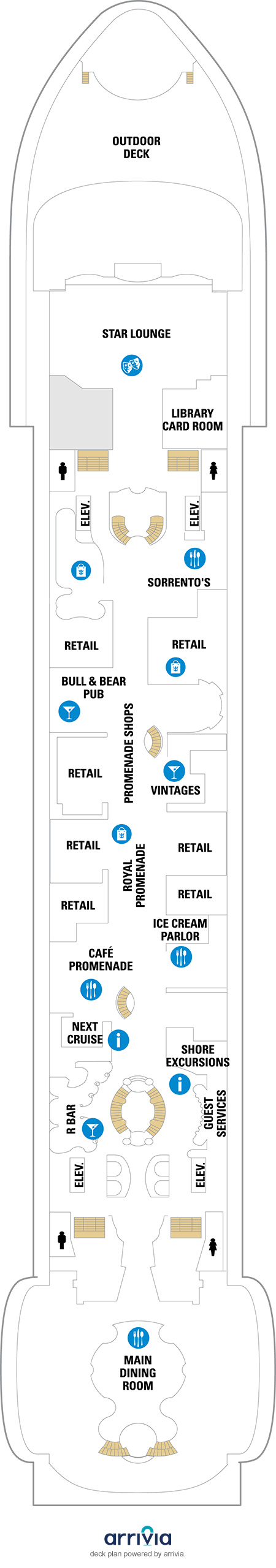 Freedom of the Seas Deck Plans
