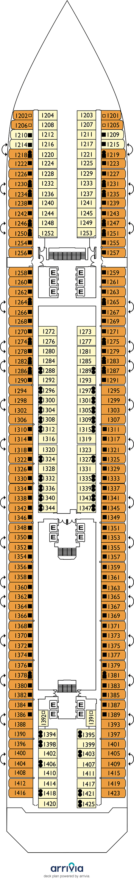 Costa Fortuna Deck Plans