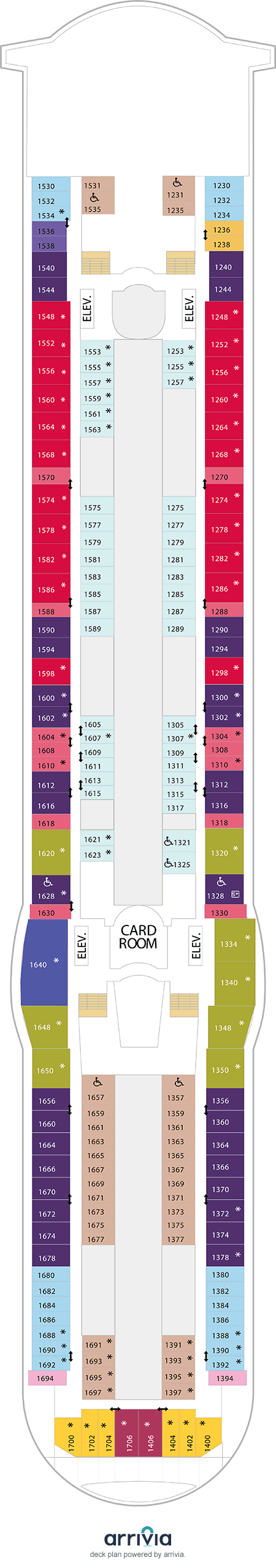 Liberty of the Seas Deck Plans