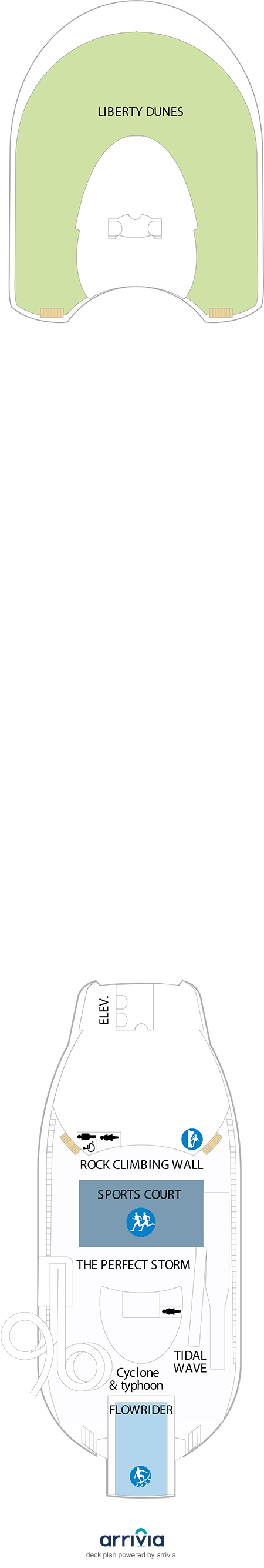 Liberty of the Seas Deck Plans