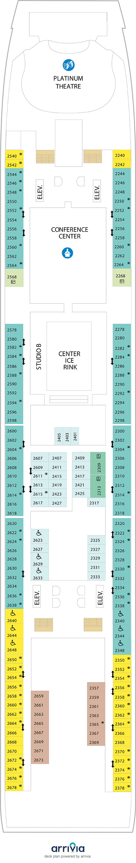 Liberty of the Seas Deck Plans