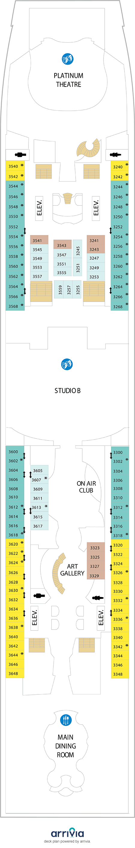 Liberty of the Seas Deck Plans
