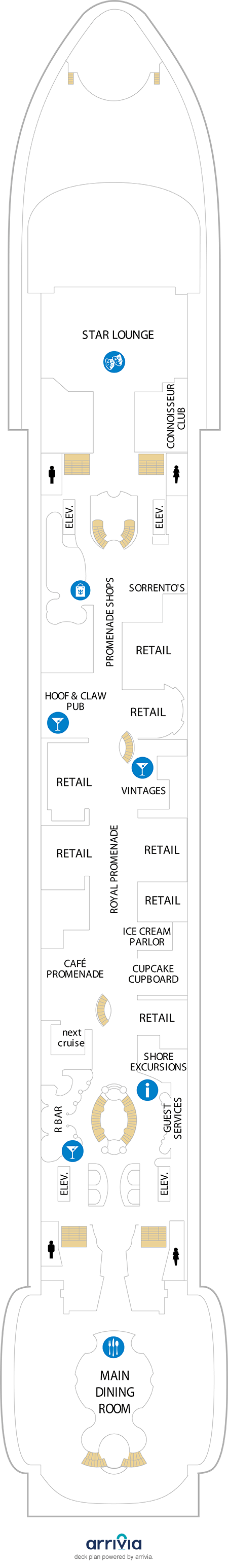 Liberty of the Seas Deck Plans