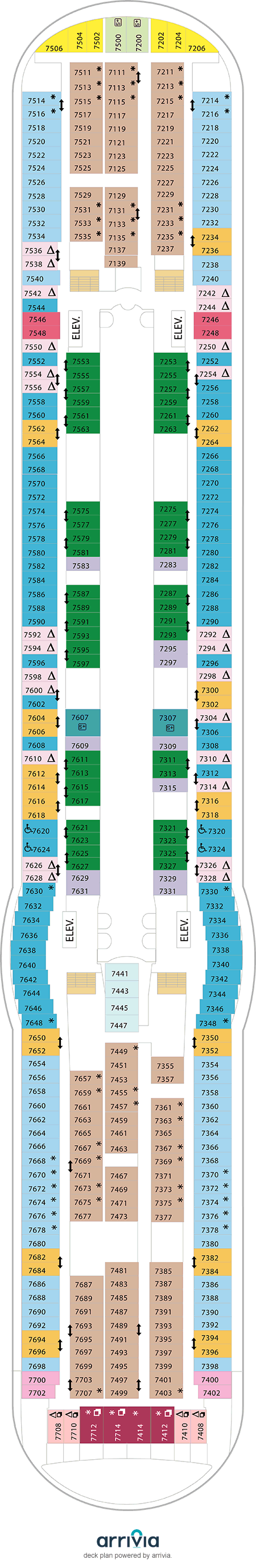 Liberty of the Seas Deck Plans