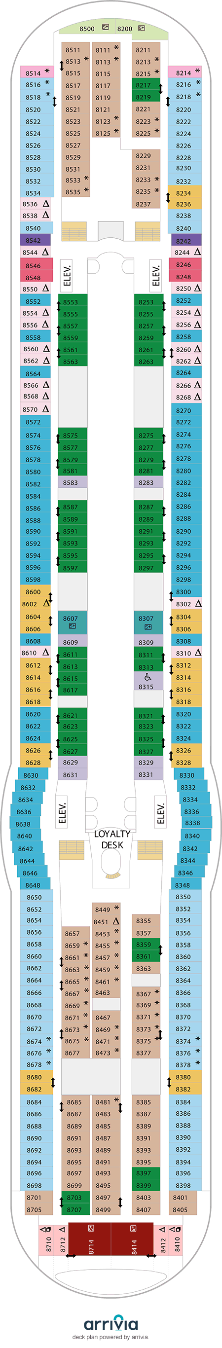 Liberty of the Seas Deck Plans