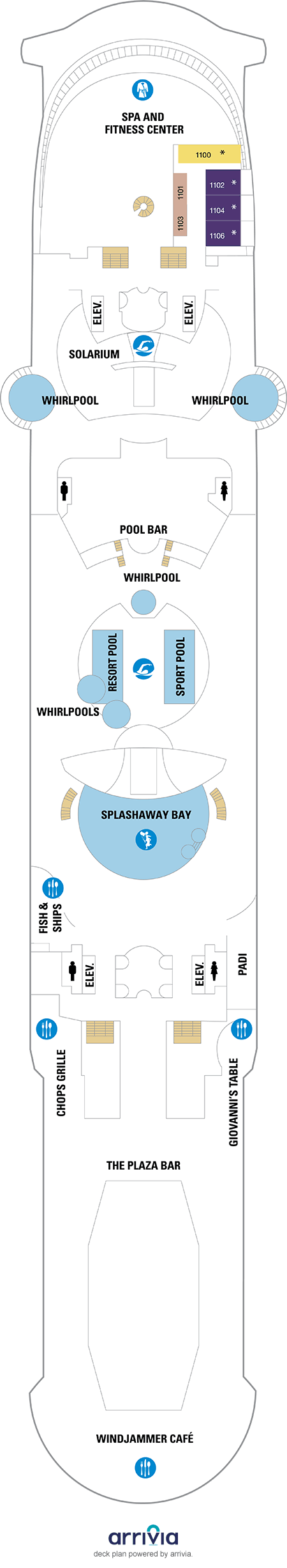 Independence of the Seas Deck Plans