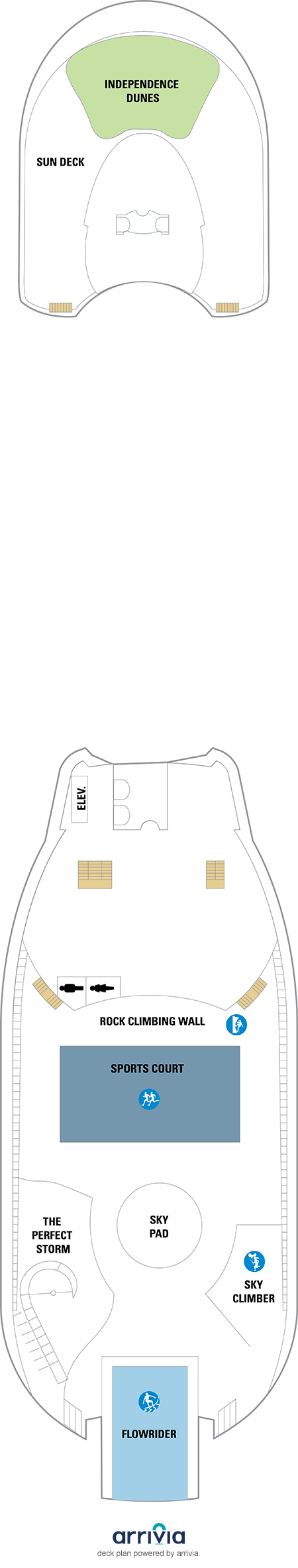 Independence of the Seas Deck Plans