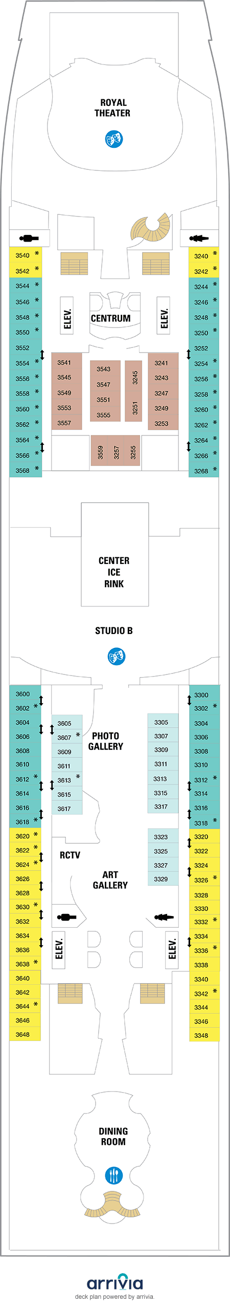 Independence of the Seas Deck Plans