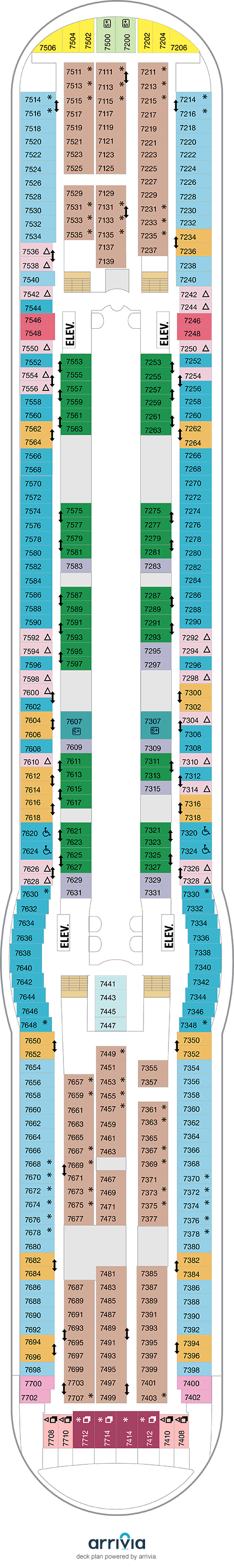 Independence of the Seas - Category 4B - Cabin # 7358