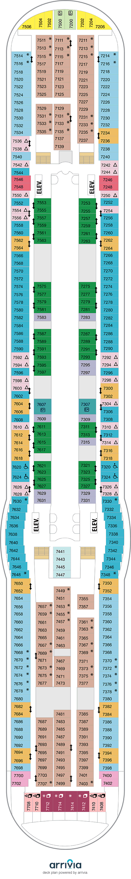 Independence of the Seas - Category 2D - Cabin # 7342