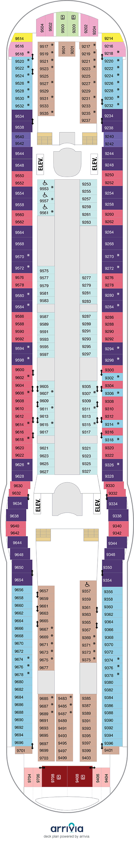 Independence of the Seas - Category 2B - Cabin # 9578