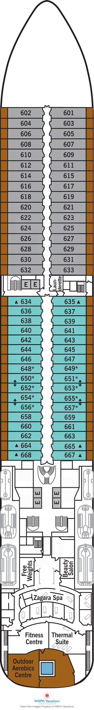 Deck 6 deckplan