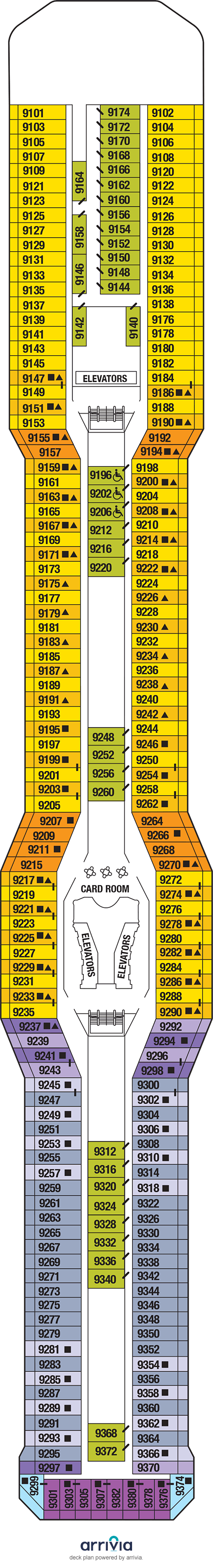 Celebrity Equinox - Category 10 - Cabin # 9172