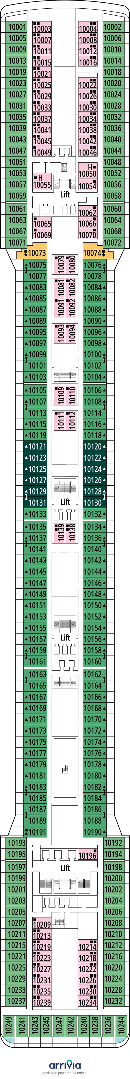 MSC Magnifica - Category B2 - Cabin # 10122