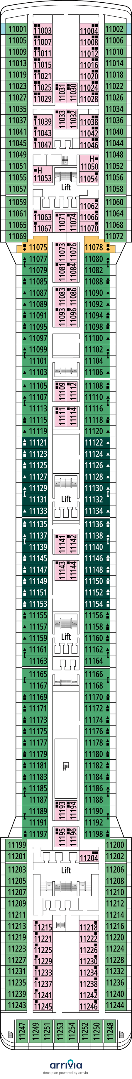 MSC Magnifica - Category B2 - Cabin # 11227