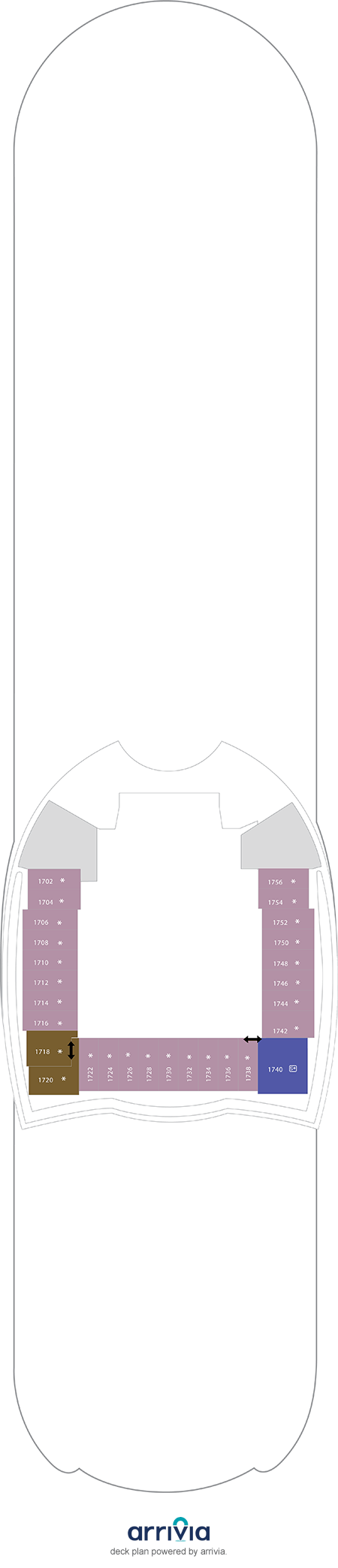 Oasis of the Seas Deck Plans