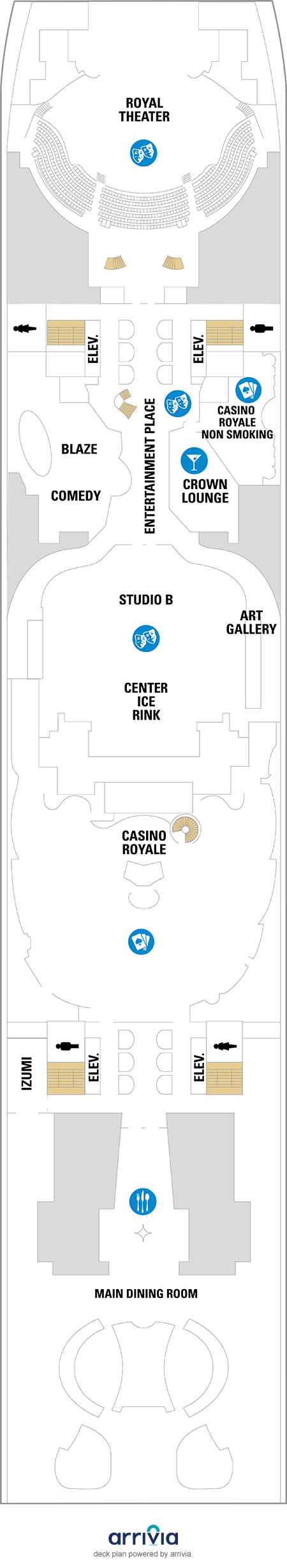 Oasis of the Seas Deck Plans