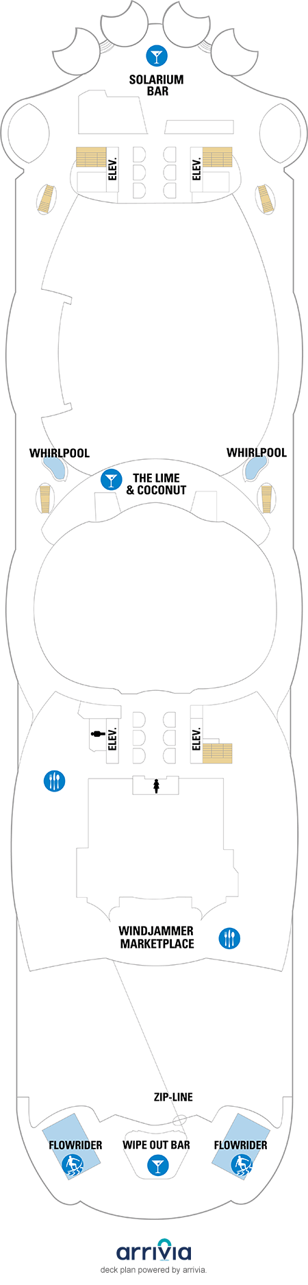Allure of the Seas Deck Plans