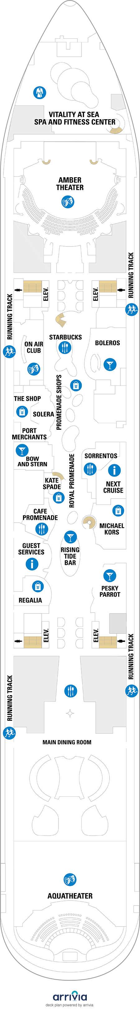 Allure of the Seas Deck Plans