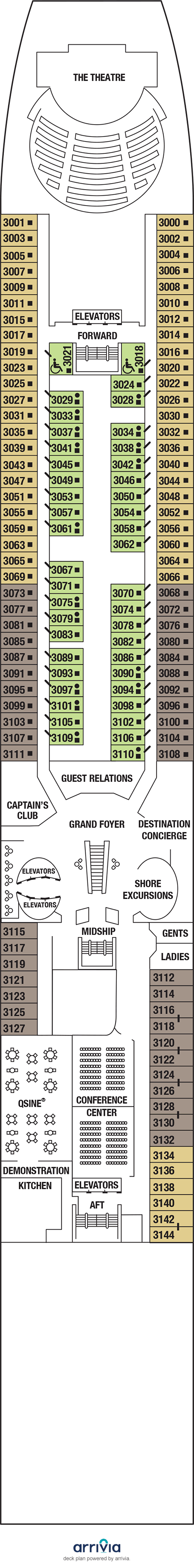 Celebrity Constellation Deck Plans