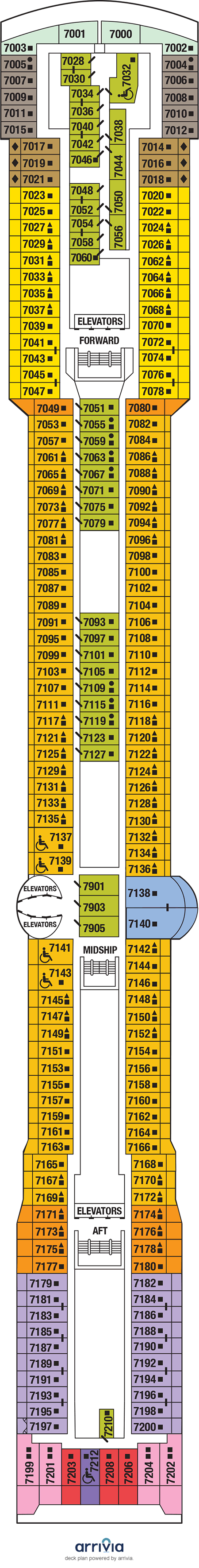 Celebrity Constellation - Category 2A - Cabin # 7177
