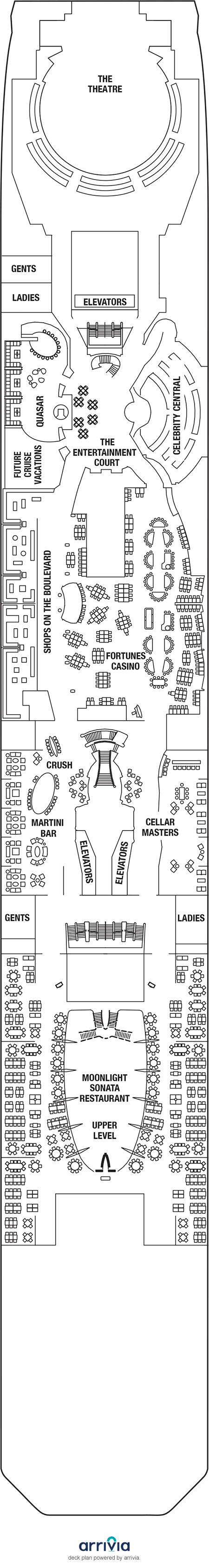 Celebrity Eclipse Deck Plans